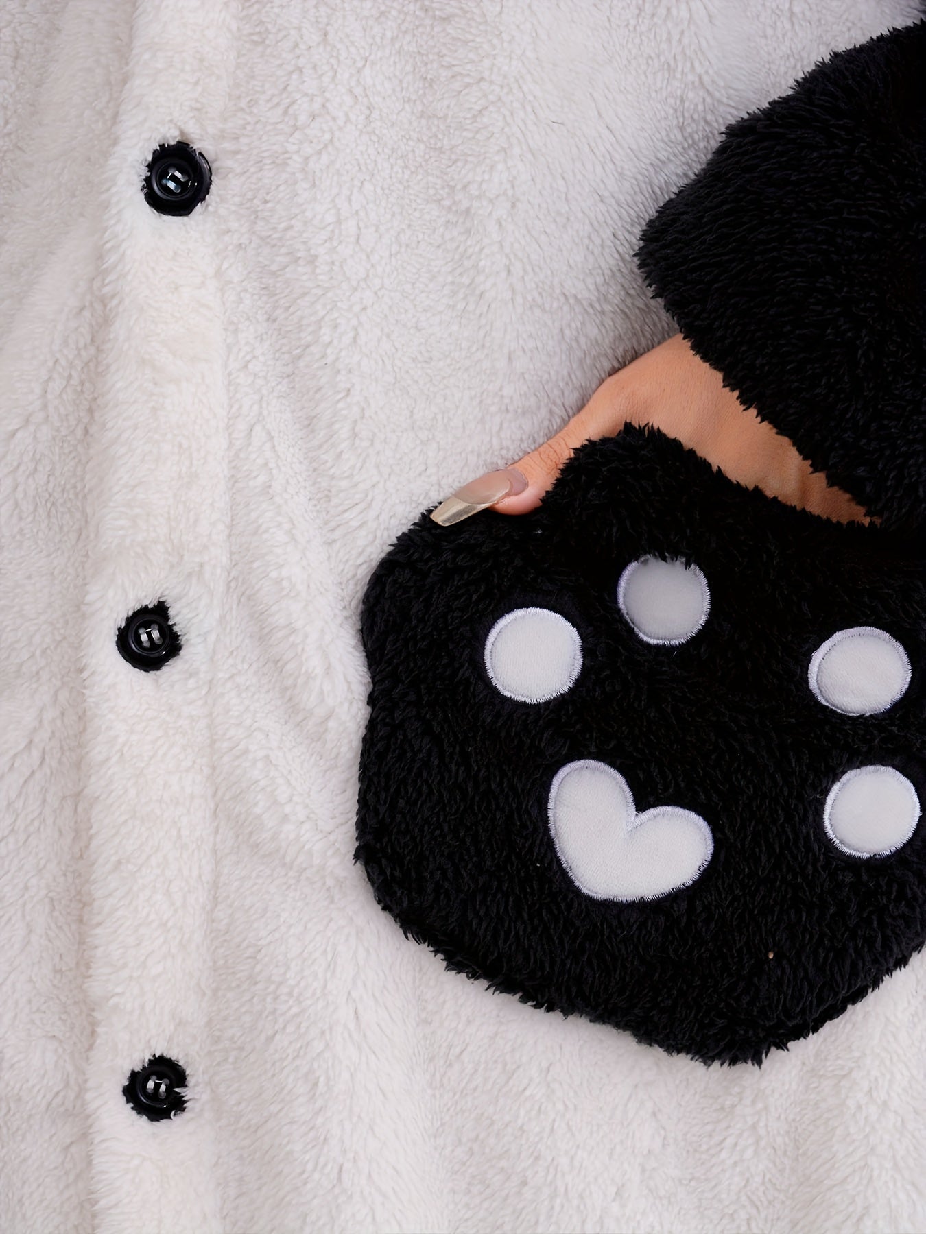 Adorable Plush Panda Kigurumi Onesie - Image 6