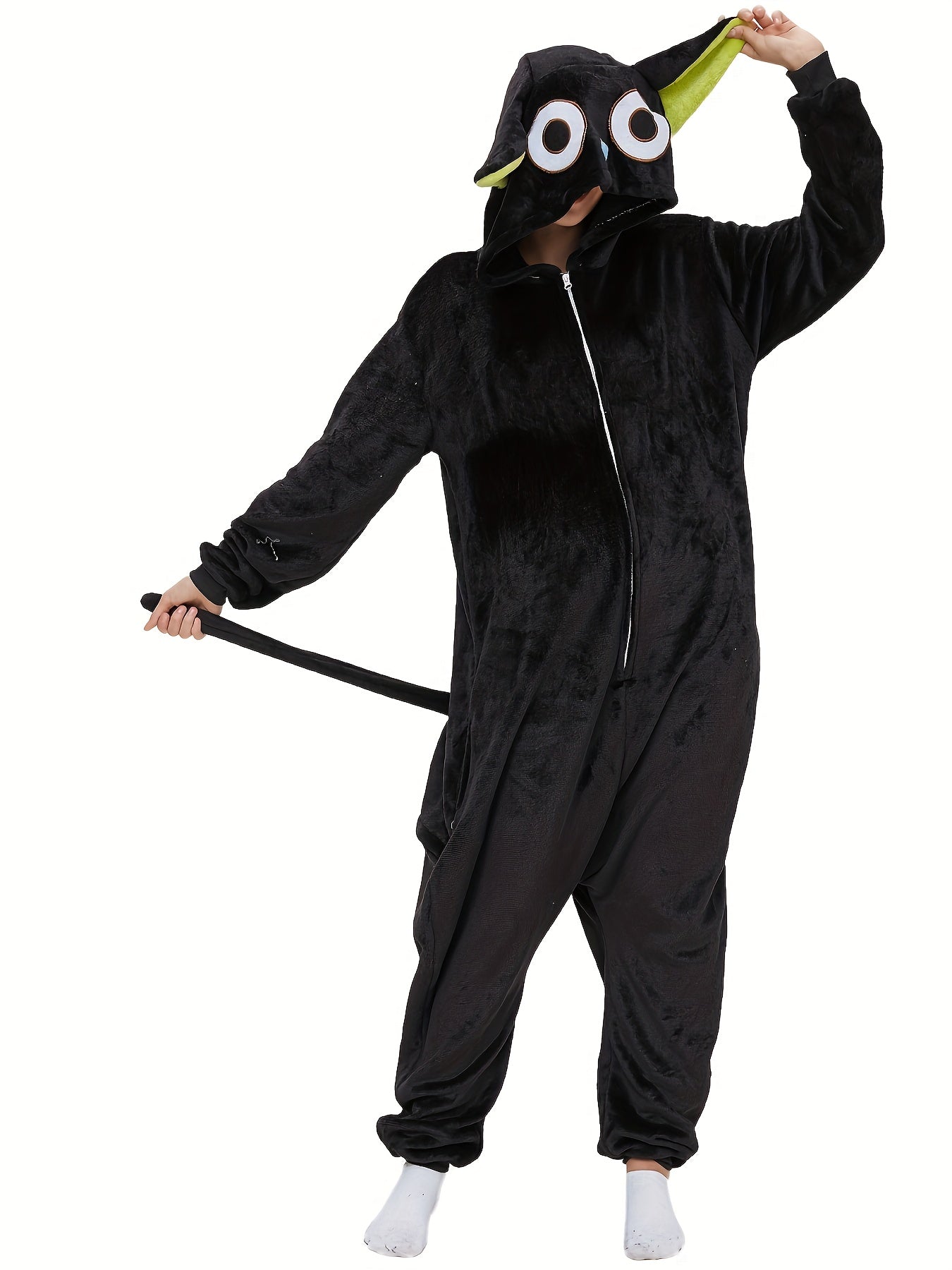 Black Cat Kigurumi Onesie - Image 4