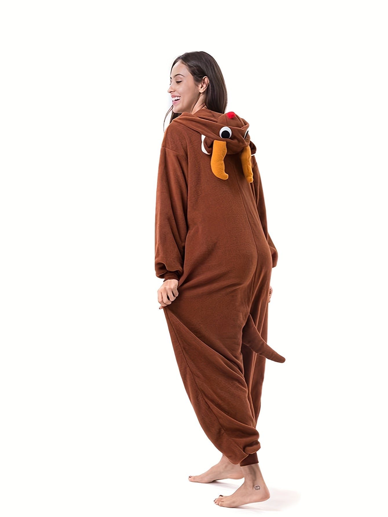 Elk Hooded Kigurumi Onesie - Image 4