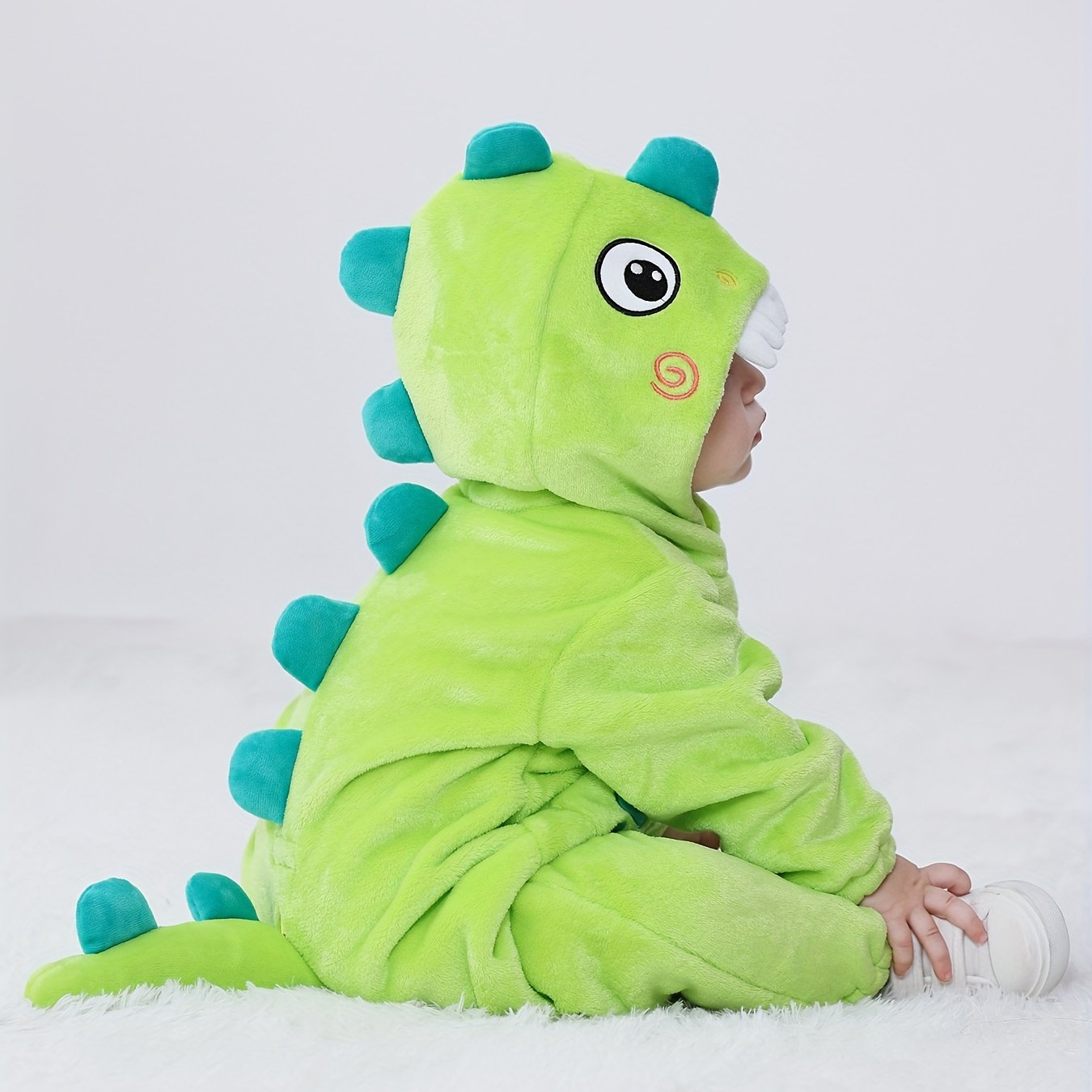 Adorable Cartoon Dinosaur Long Kigurumi Onesie - Image 5