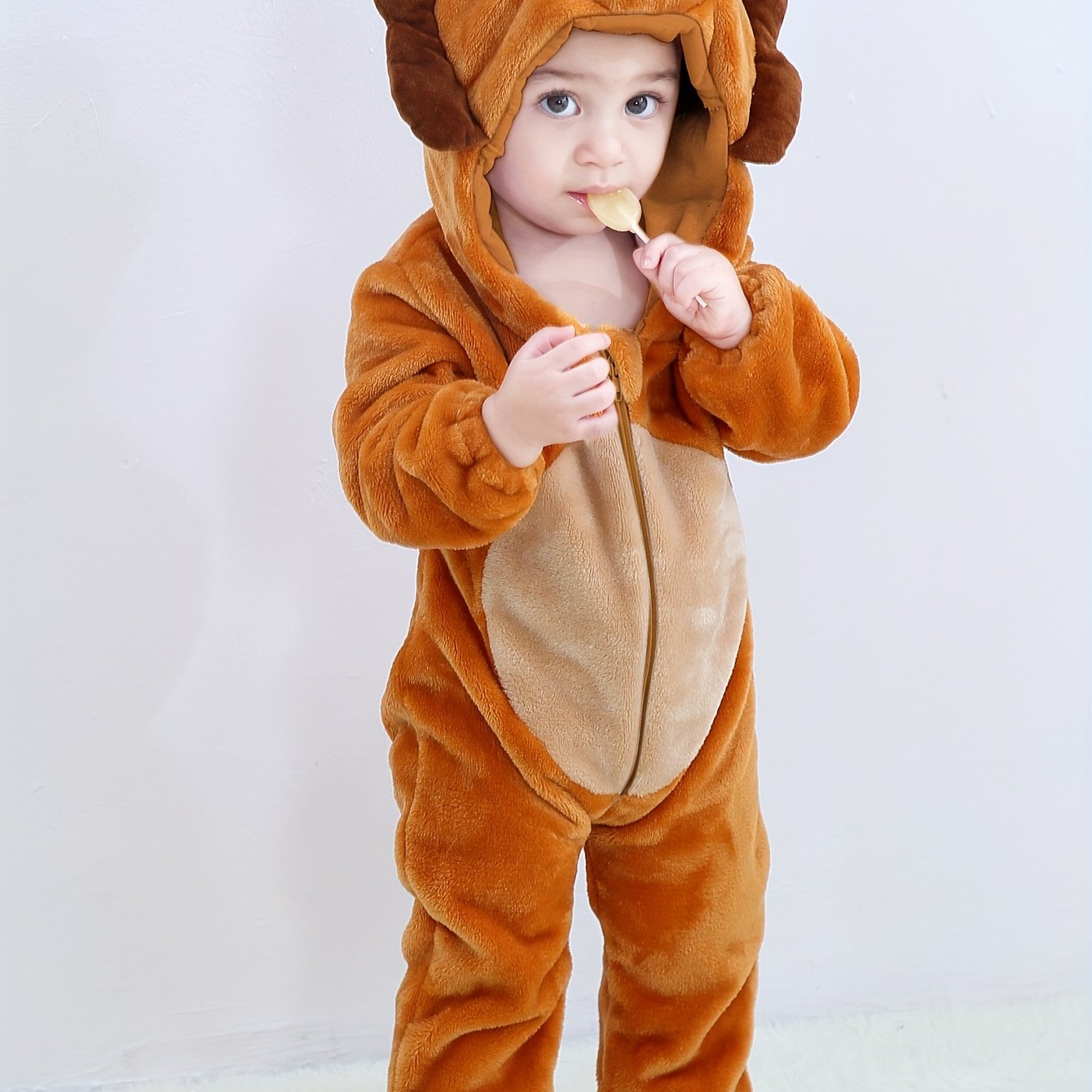 Adorable Baby Lion Kigurumi Onesie - Image 2
