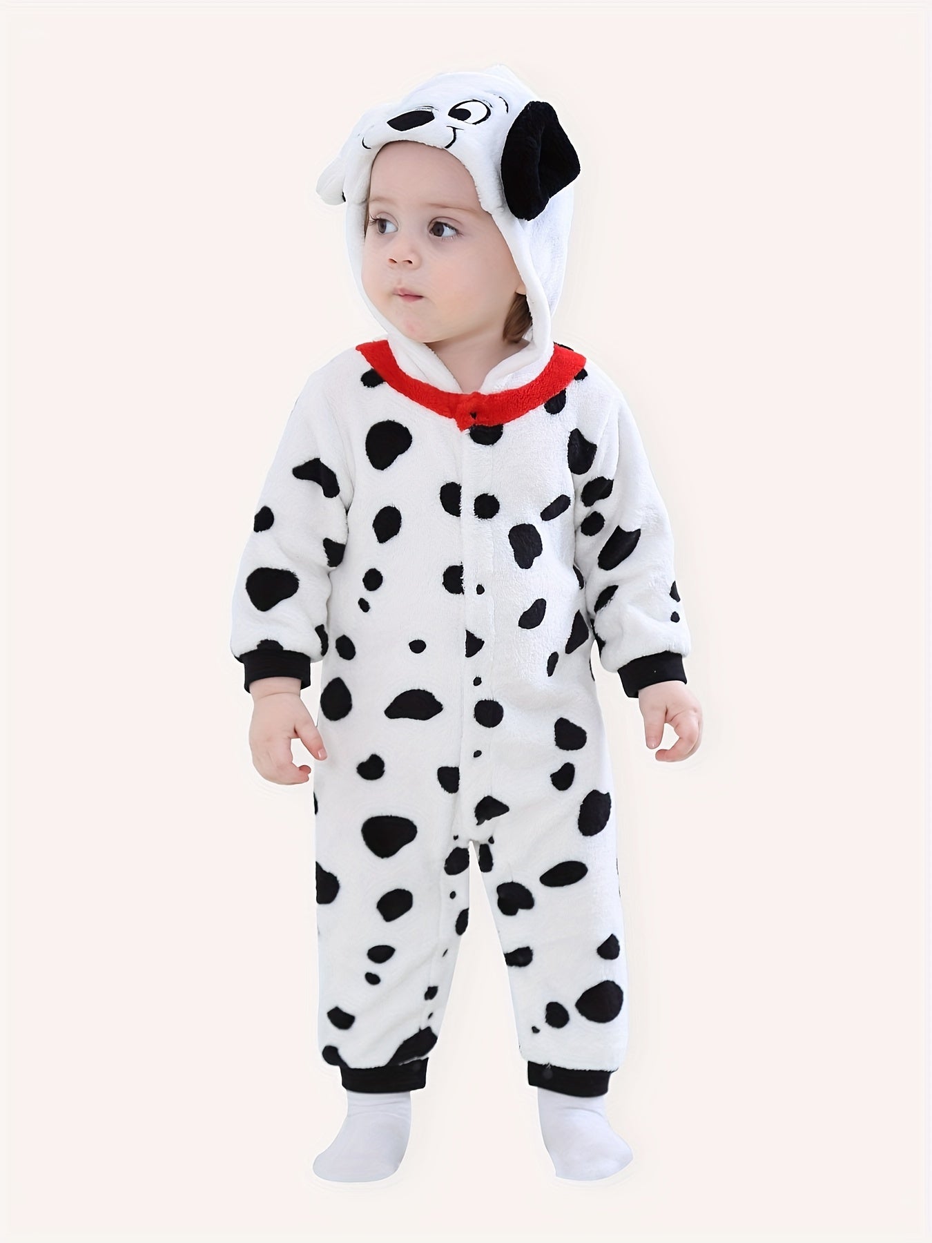 Unisex Babys Cozy Animal Print Kigurumi Onesie - Image 11