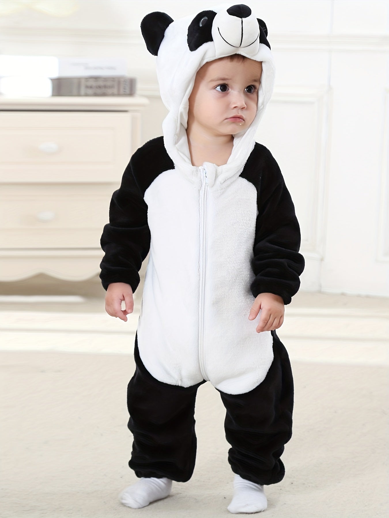 Super Cute Panda Shape Baby Kigurumi Onesie