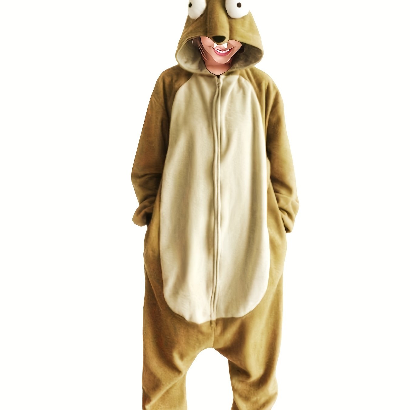 Cozy Cartoon Animal Kigurumi Onesie - Image 2