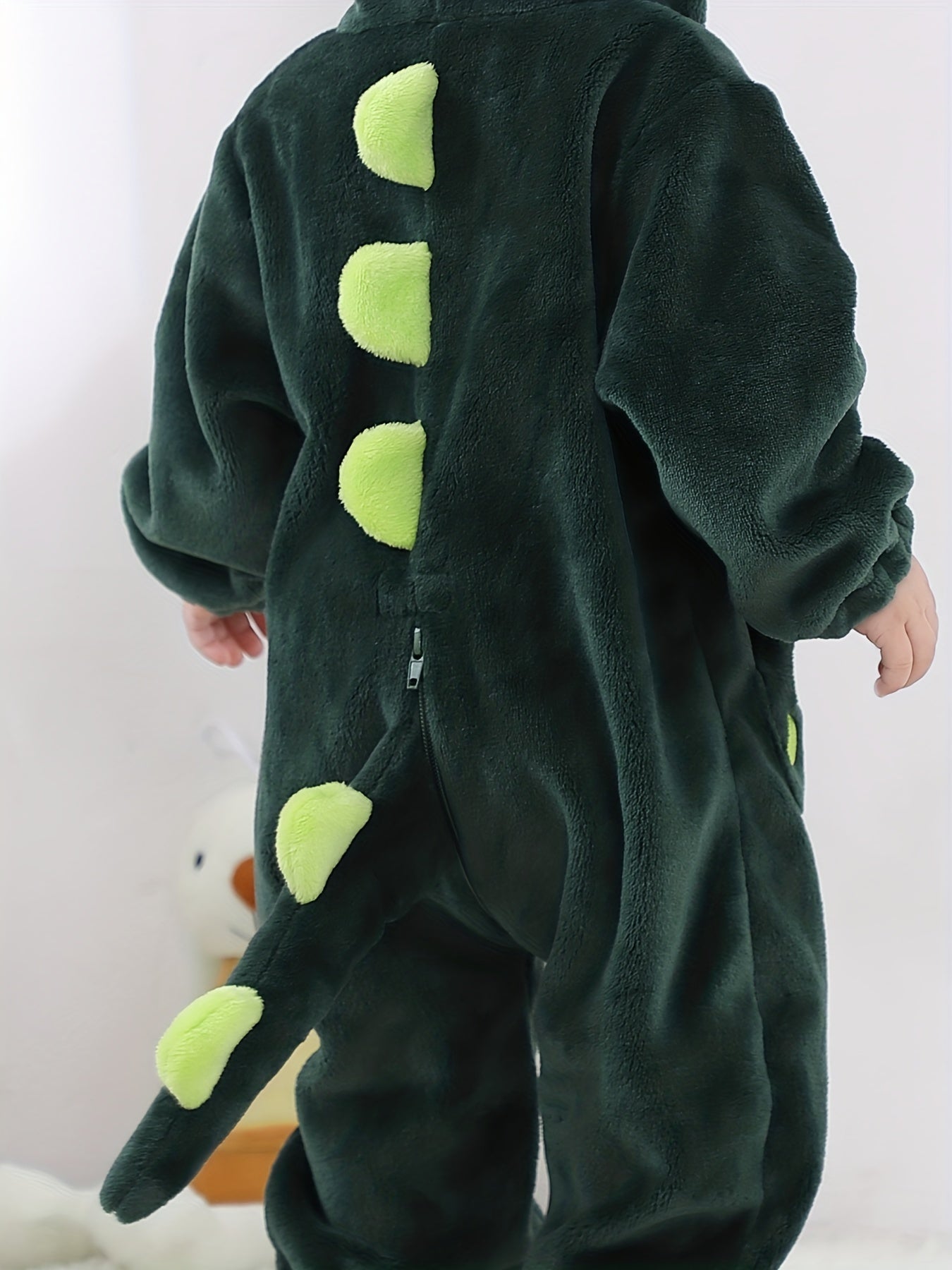 Adorable Cartoon Dinosaur Long Kigurumi Onesie - Image 9