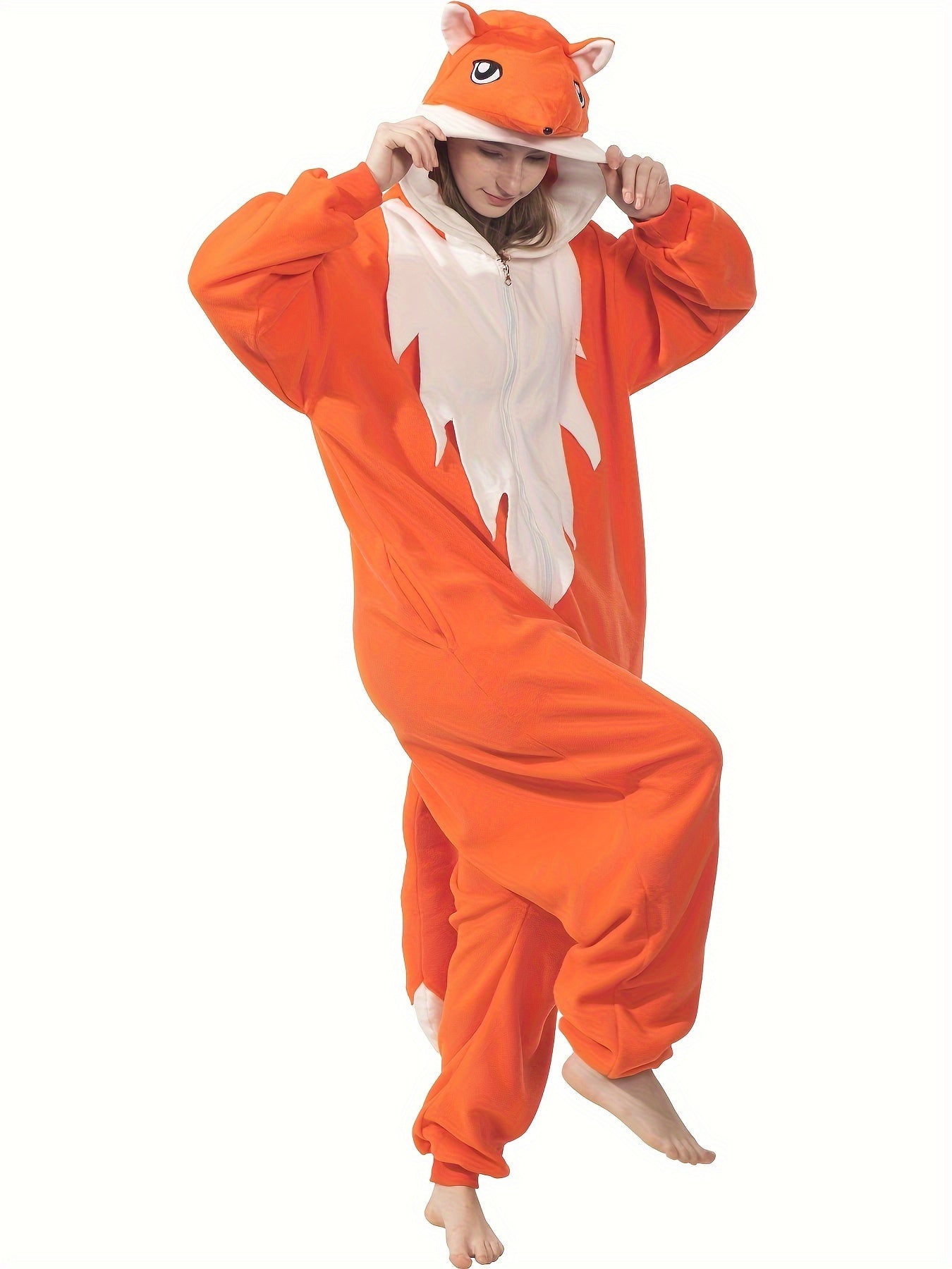 Unisex Adult Fox Kigurumi Onesie - Image 6
