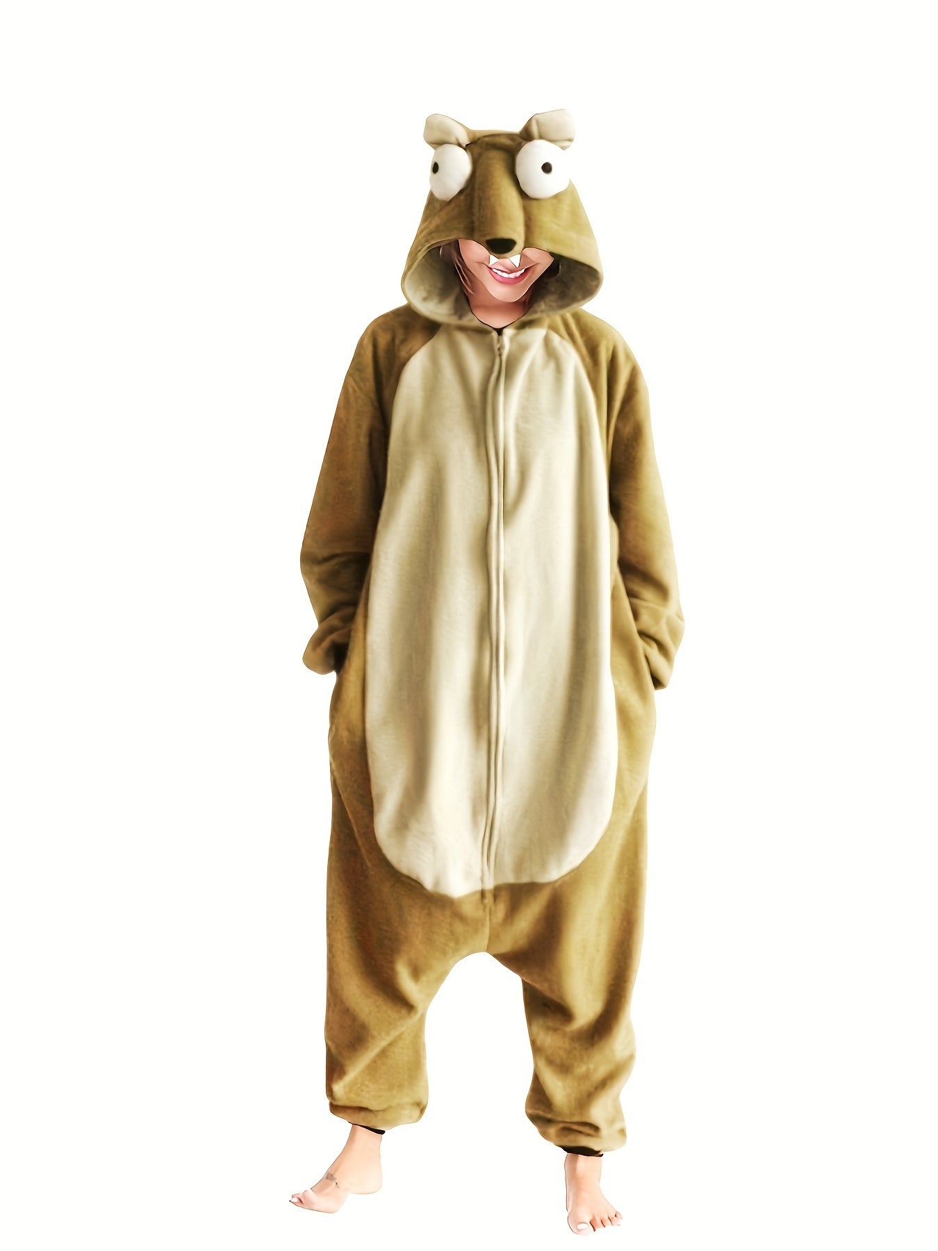 Cozy Cartoon Animal Kigurumi Onesie - Image 3