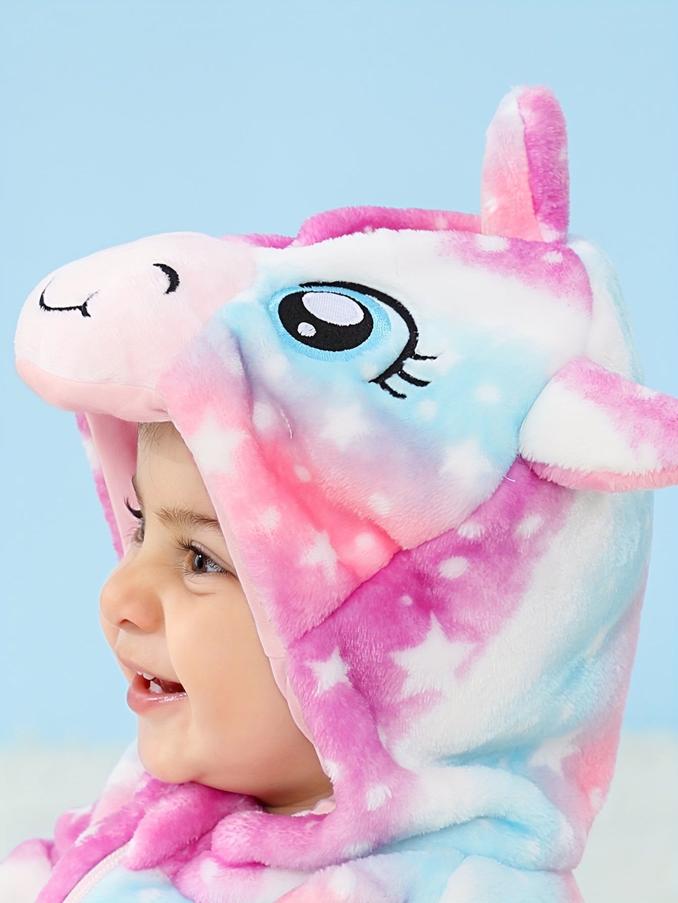 Super Cute Unisex Baby Hooded Animal Kigurumi Onesie - Image 5