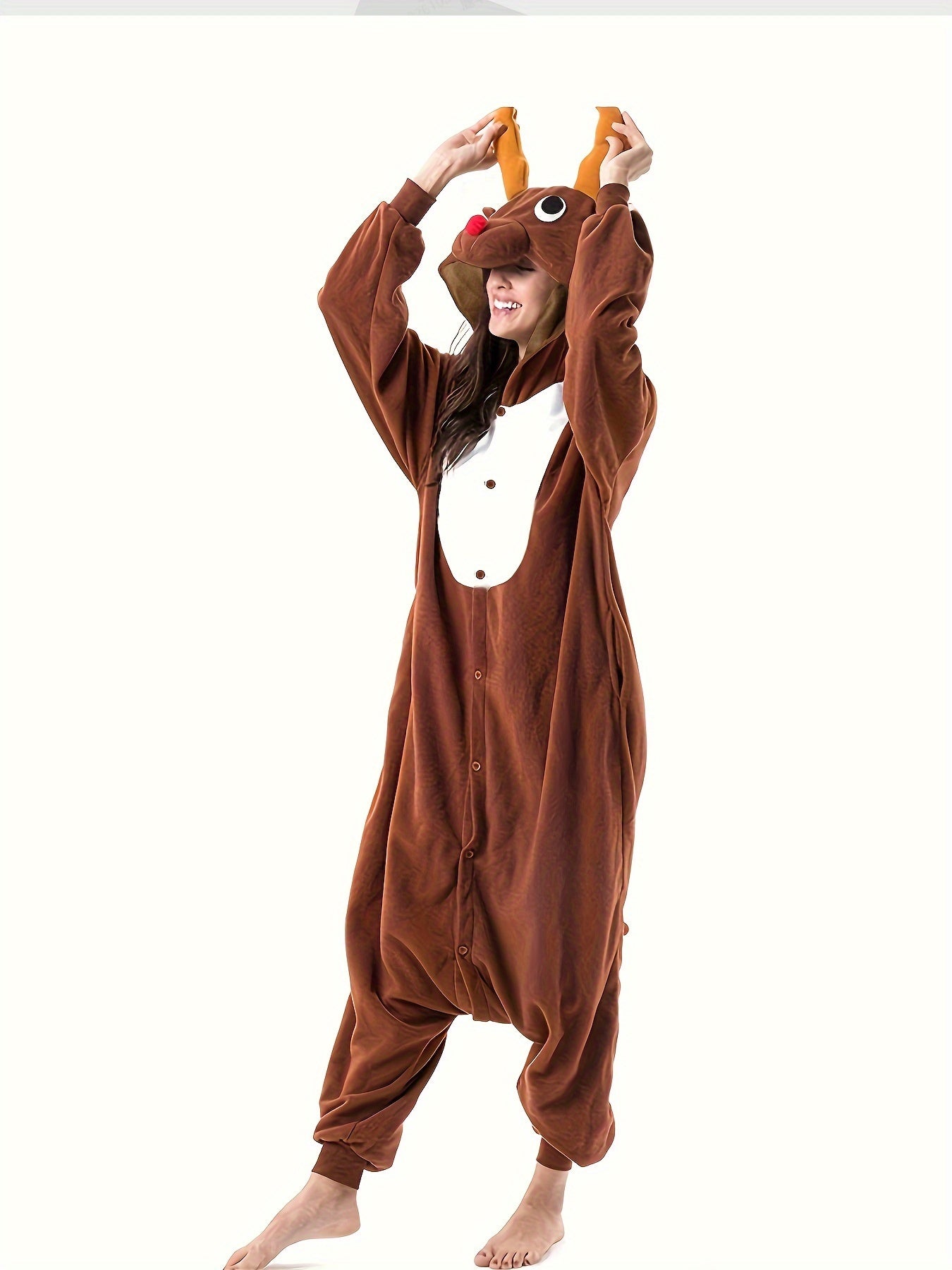 Elk Hooded Kigurumi Onesie