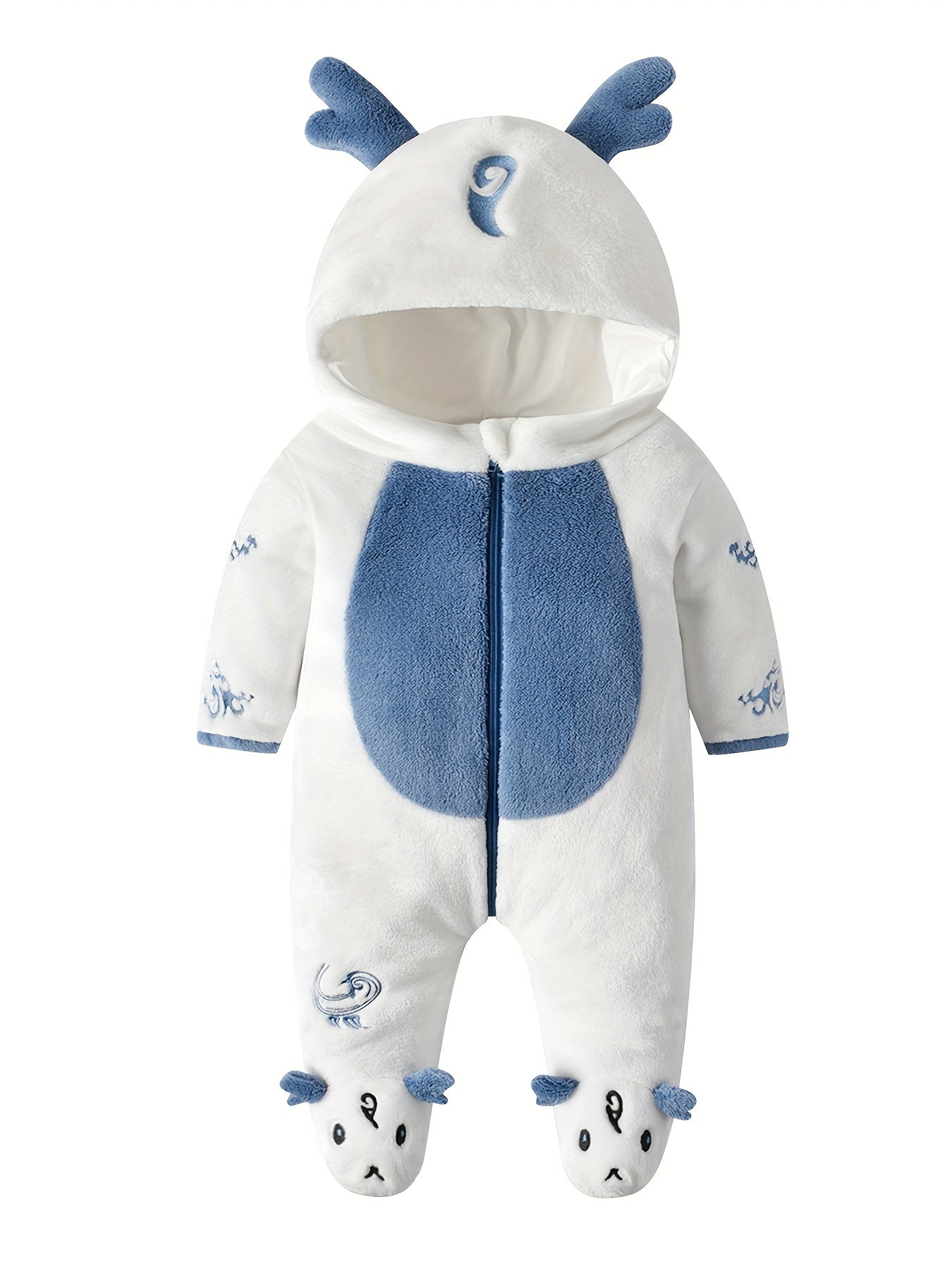 Adorable & Cozy Dragon Hooded Kigurumi Onesie