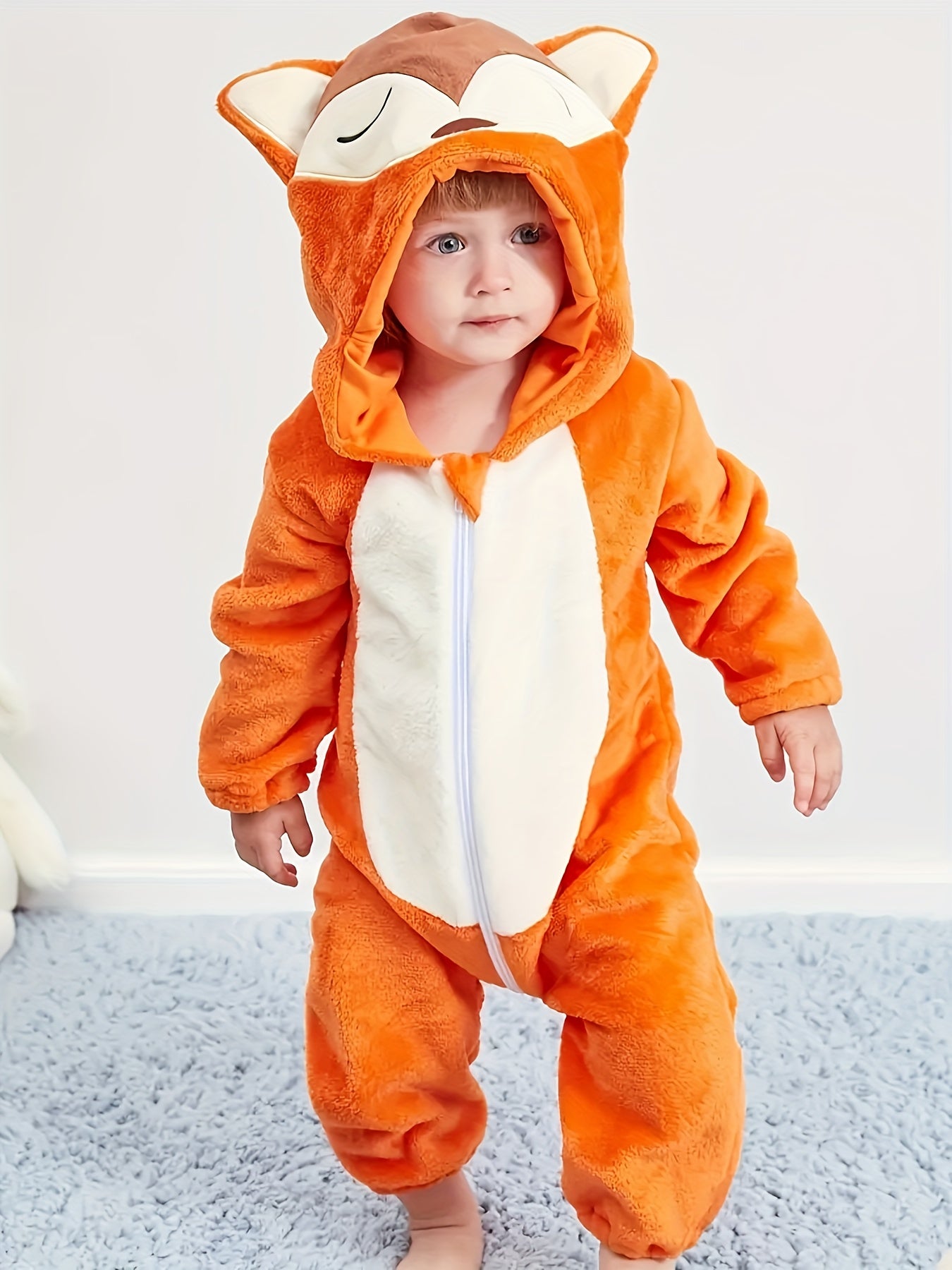 Cute Fox Jumpsuit Girls Kigurumi Onesie - Image 3