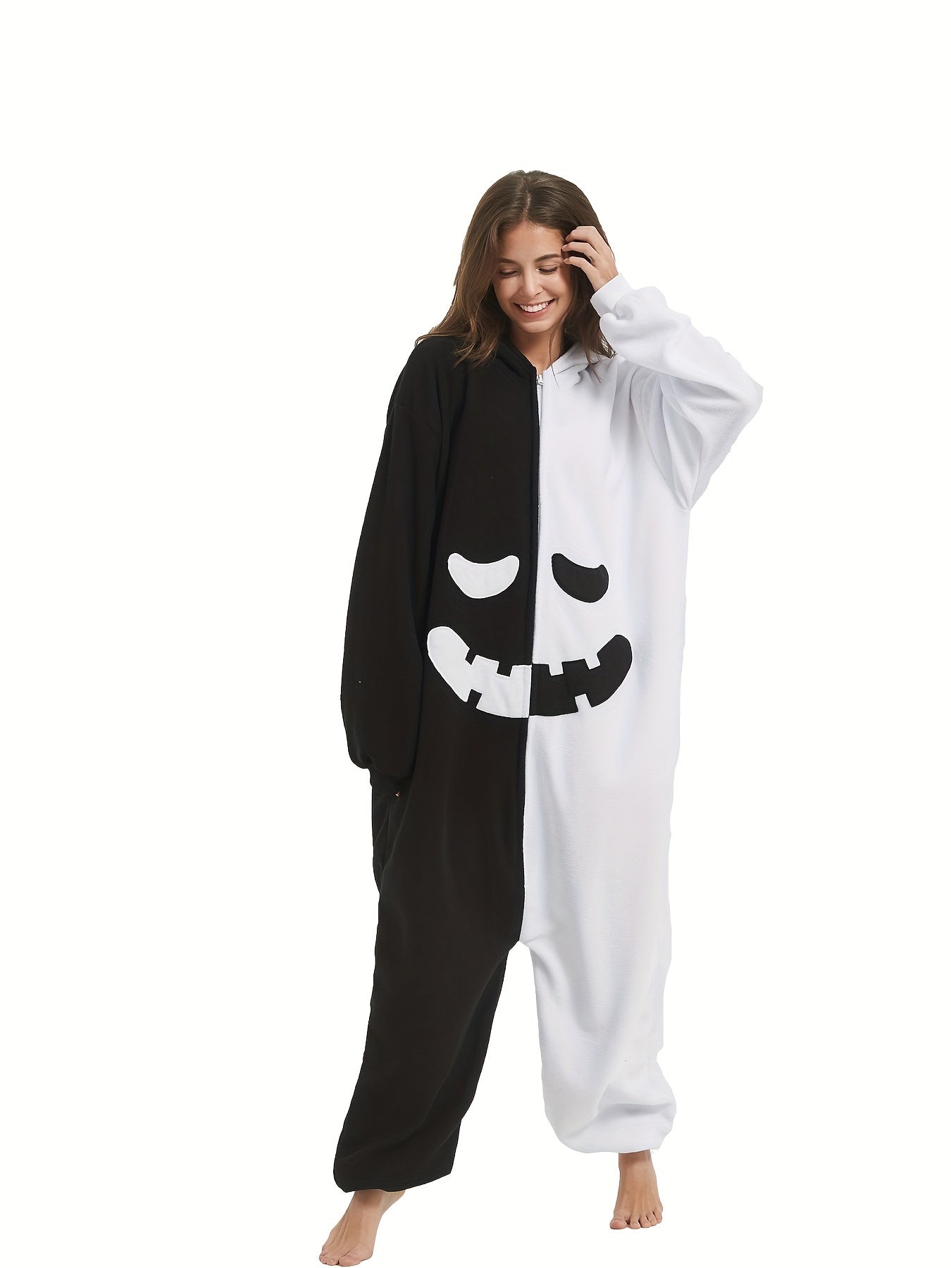 Cozy Anime Gender-Neutral Kigurumi Onesie - Image 4