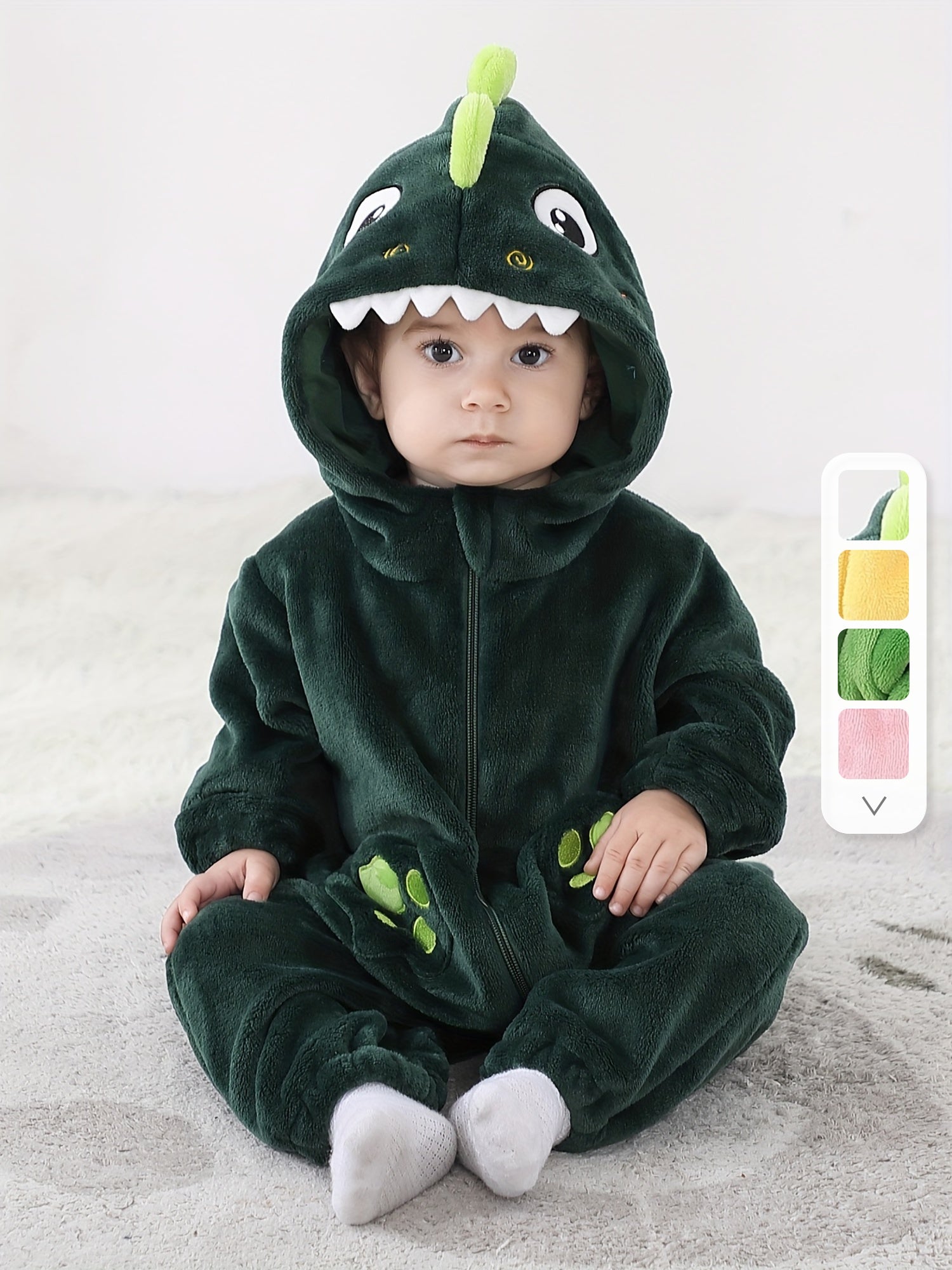 Adorable Cartoon Dinosaur Long Kigurumi Onesie