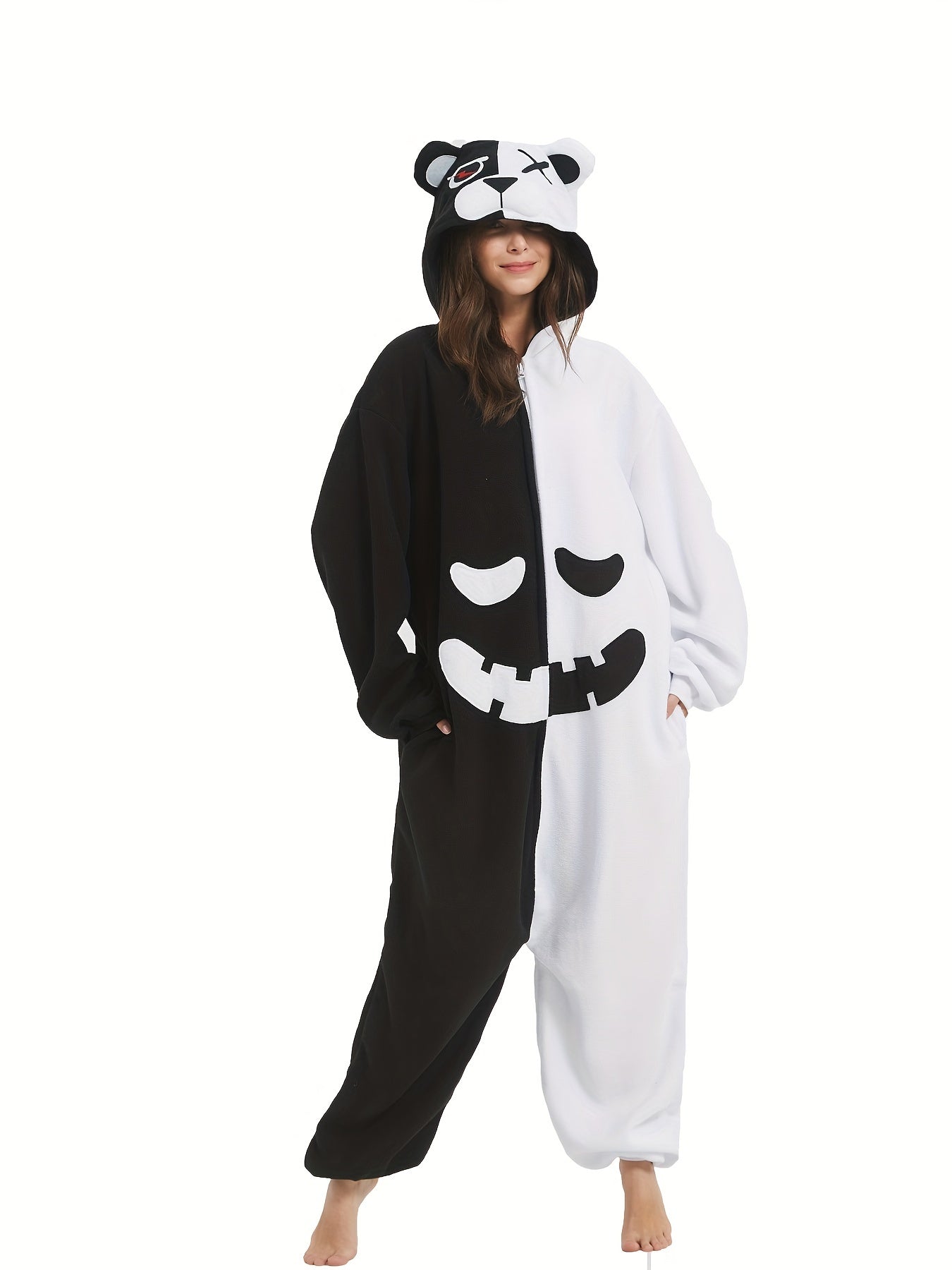 Cozy Anime Gender-Neutral Kigurumi Onesie - Image 3