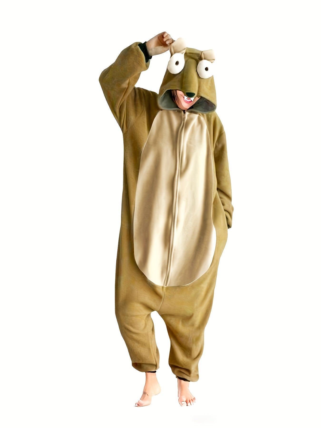 Cozy Cartoon Animal Kigurumi Onesie - Image 4