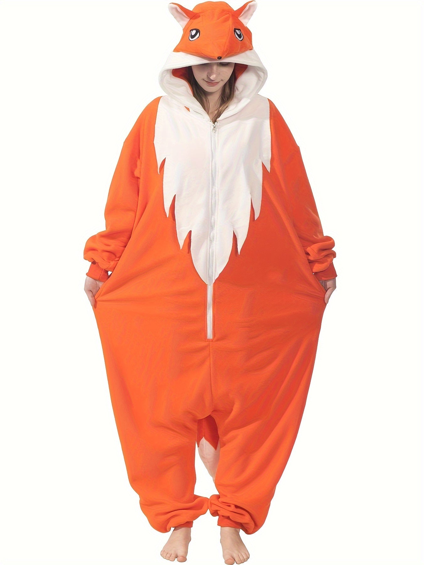Unisex Adult Fox Kigurumi Onesie - Image 4