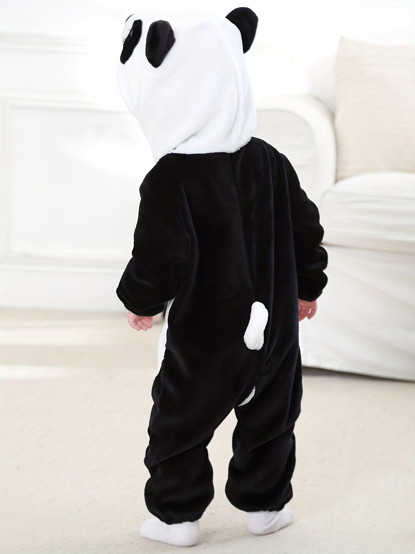 Super Cute Panda Shape Baby Kigurumi Onesie - Image 3
