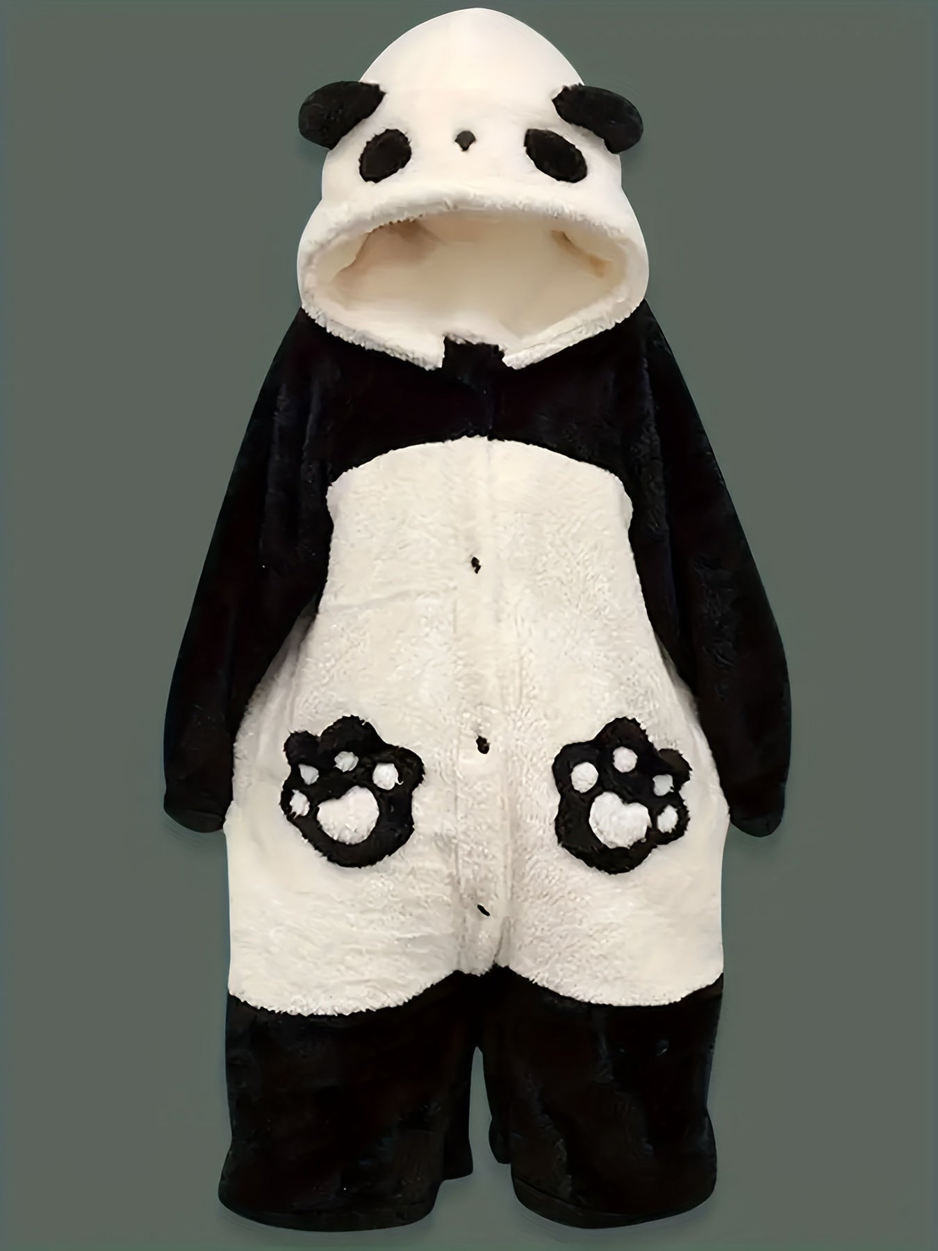 Adorable Plush Panda Kigurumi Onesie - Image 7