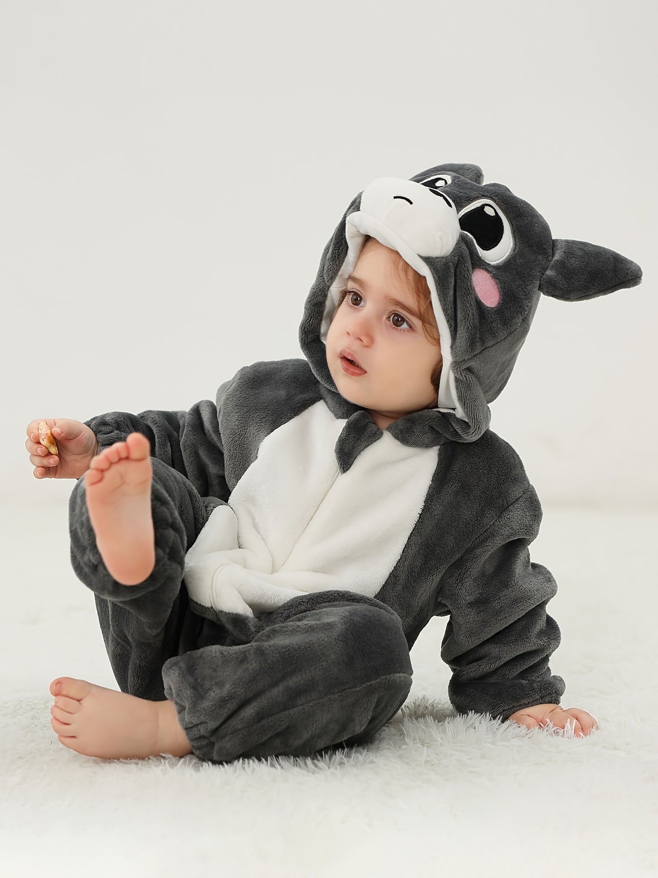 Baby Boys Cute Cartoon Raccoon Kigurumi Onesie