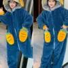 kf S2d413533ab594db0ab9851e2c358bb0dD Winter Kigurumi Thicken Flannel Animal Pajamas Suit Adult Onesie Anime Women Girls Rabbit Jumpsuit Halloween Party - Kigurumi Onesie UK Store