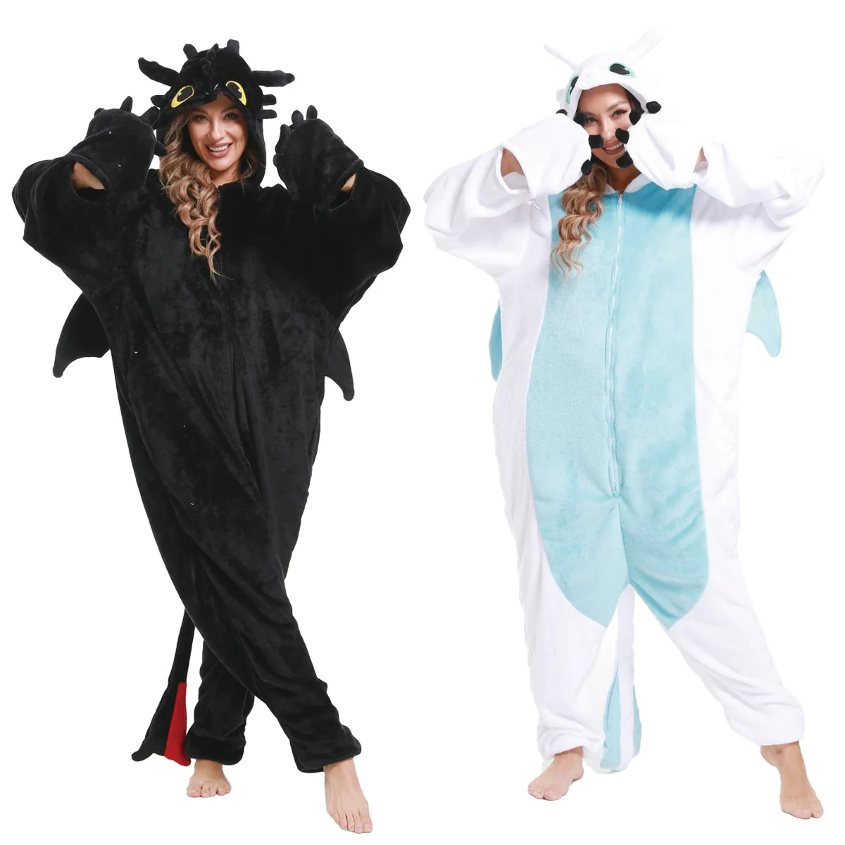 kf S9b1d752d9742426d8fa67c4beb9d502fn Kigurumi Toothless Onesie Pajamas Adult Jumpsuit Animal Onesies Pyjamas How to Train Toothless Dragon Pajama Cosplay - Kigurumi UK Shop