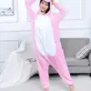 kf Sb135f44378ec4061b55bf30cc340b0c5k Funny Pink Dinosaur Pajamas Set Adult Kigurumi Onesie Winter Warm Animal Hooded Cartoon Onepiece Women Girls - Kigurumi Onesie UK Store
