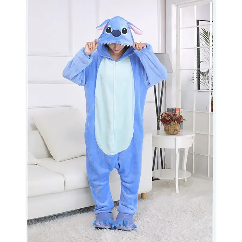 Blue Pajama Animal Kigurumi Onesie - Image 3